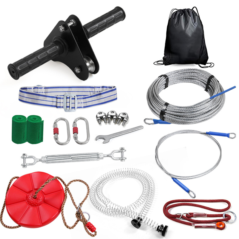 Outdoor DIY Zip Line Kit with  - Kids Outdoor Zipline recension och pris