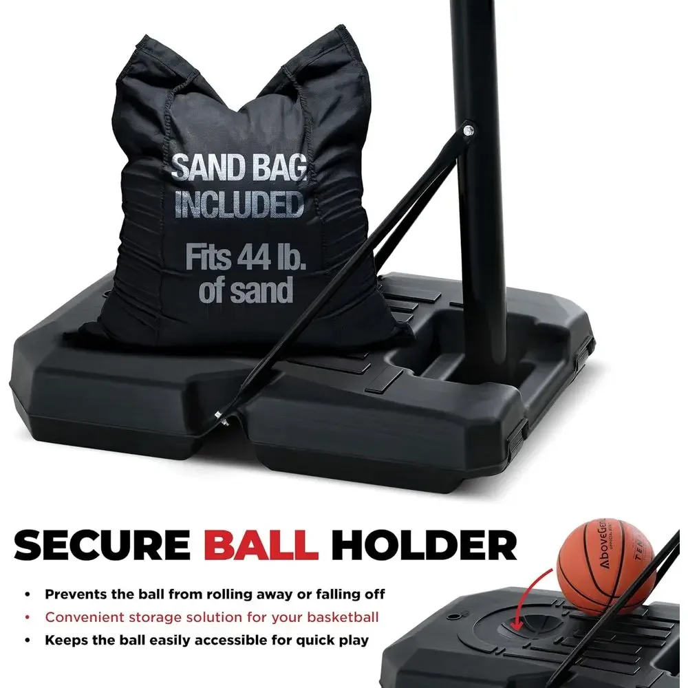 Adjustable 44 Shatterproof Bas - Basketball Hoop Outdoor recension och pris