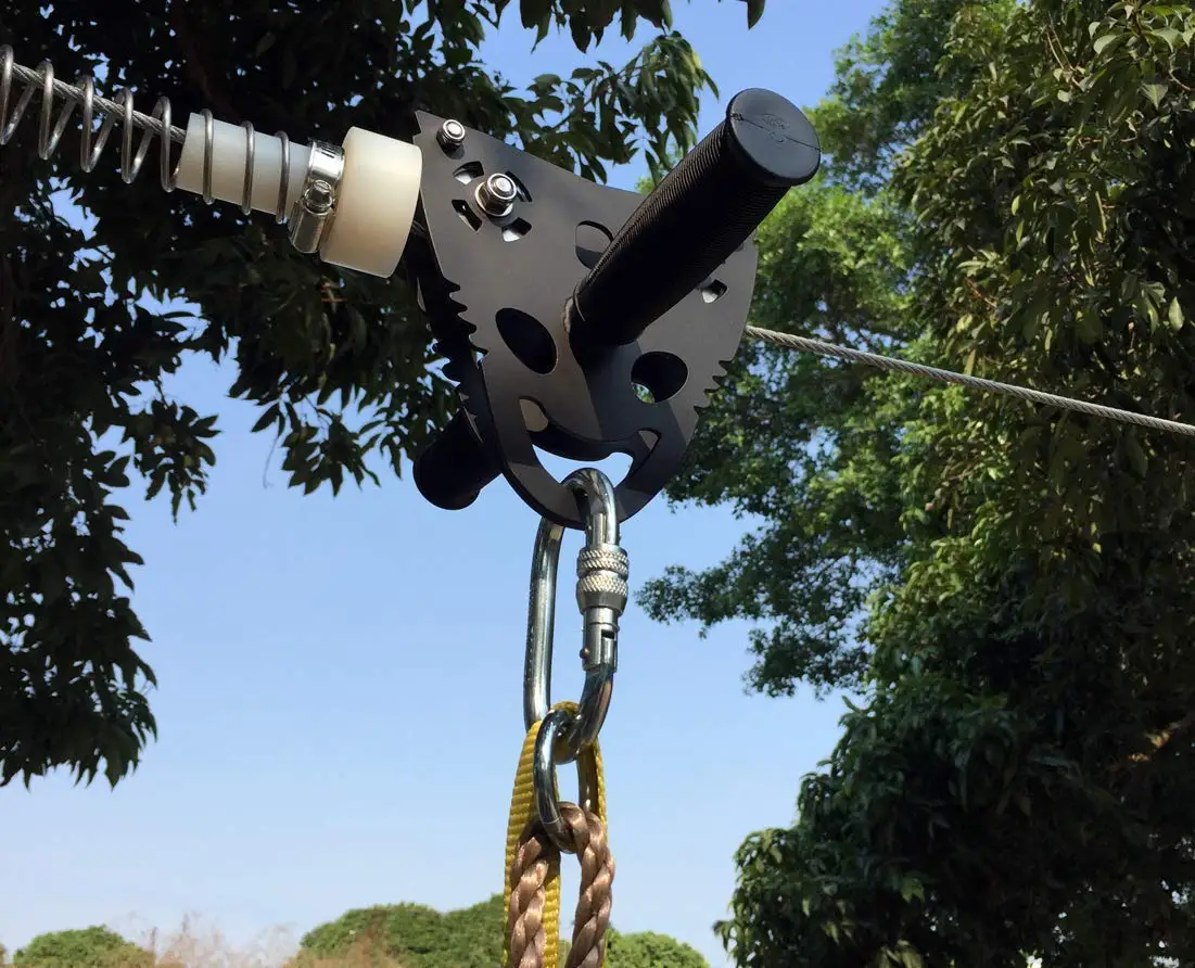 Upgraded 120ft Zip Line Kit fo - Kids Outdoor Zipline recension och pris