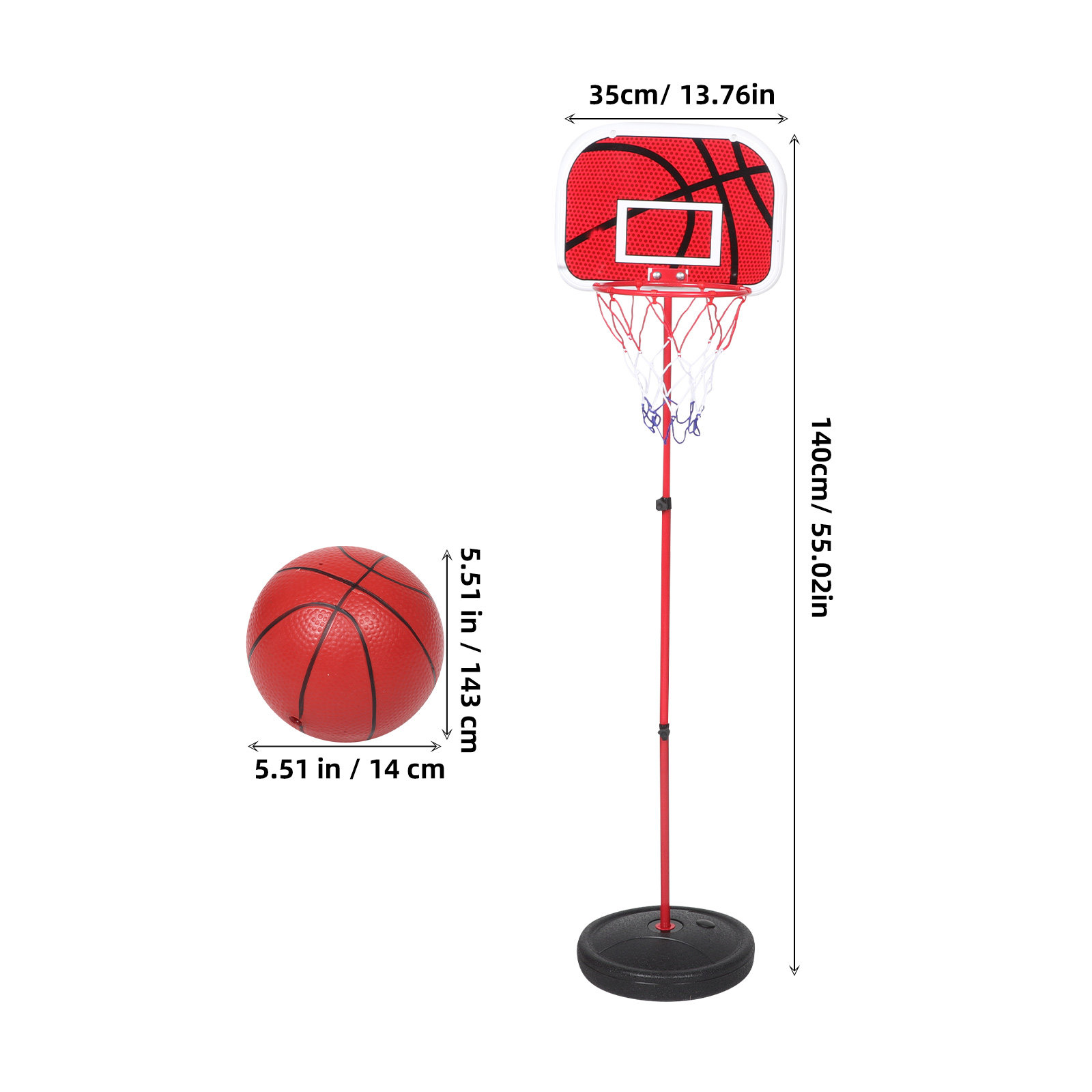 1Set Basketball Hoop Adjustabl - Basketball Hoop Outdoor recension och pris