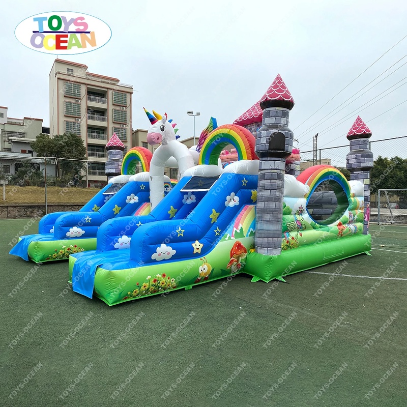 Customized Large Outdoor Playg - Kids Outdoor Jumping Castle recension och pris