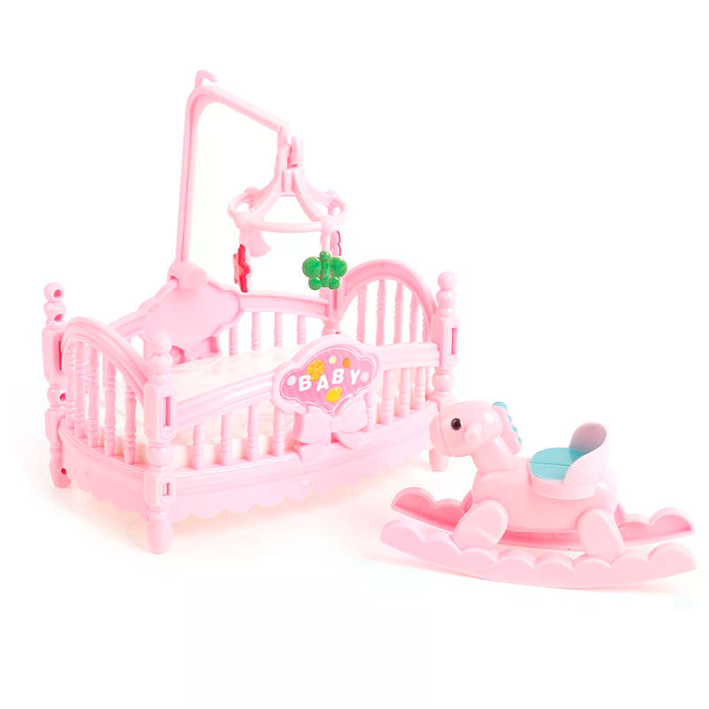Miniature Crib Wooden Horse Se - Kids Outdoor Umbrella recension och pris
