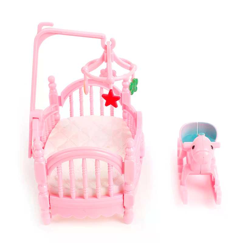 Miniature Crib Wooden Horse Se - Kids Outdoor Umbrella recension och pris