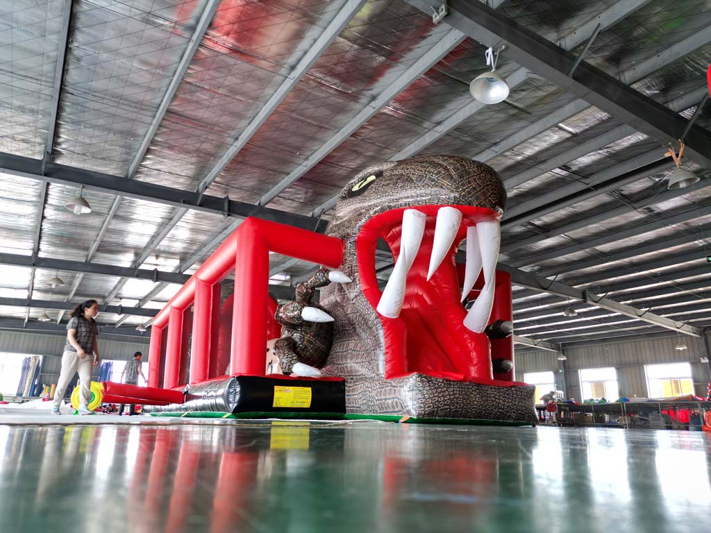 Inflatable Obstacle Course Com - Kids Outdoor Jumping Castle recension och pris