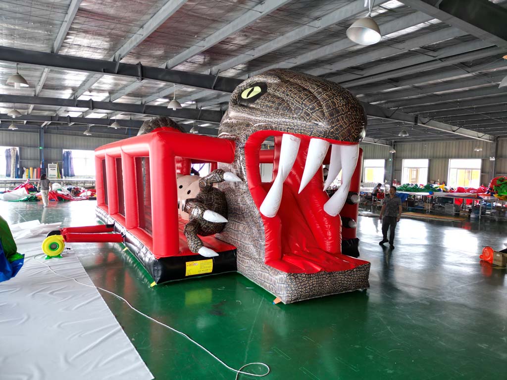 Inflatable Obstacle Course Com - Kids Outdoor Jumping Castle recension och pris
