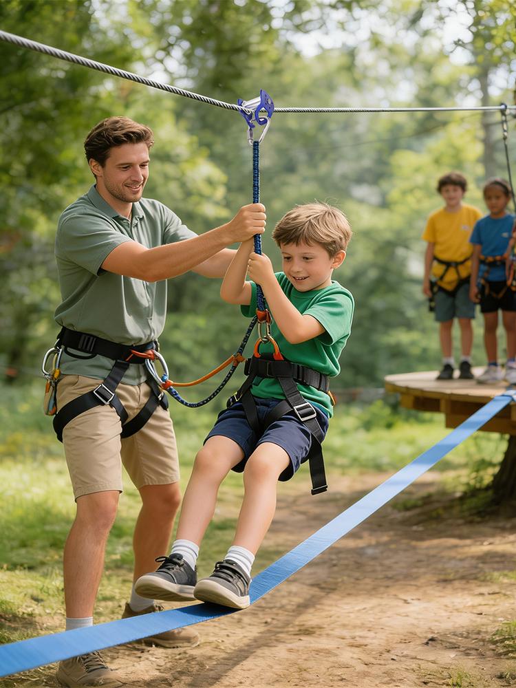 Outdoor Pulley Zip Line Quick  - Kids Outdoor Zipline recension och pris