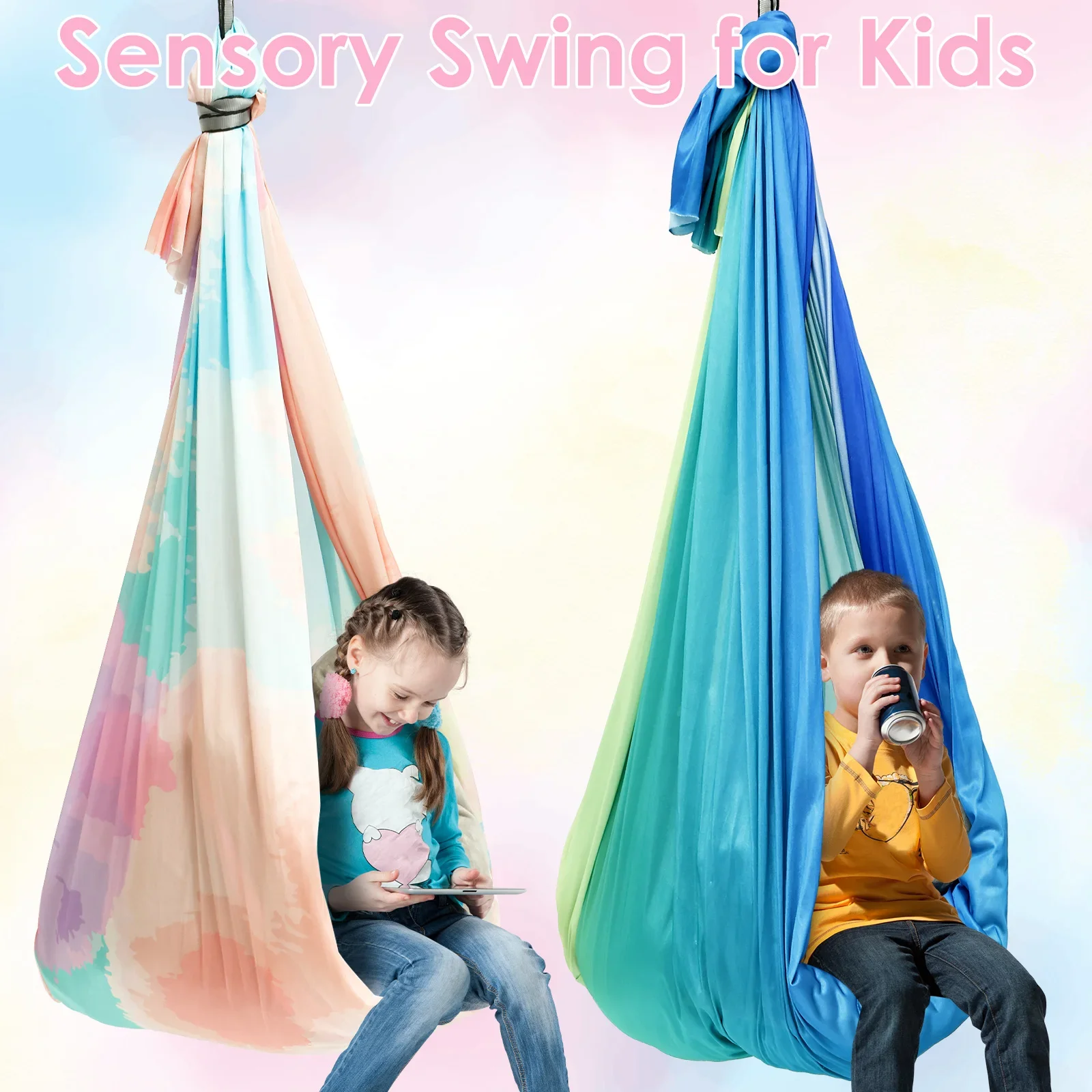 Sensory Swing Comfortable Kids - Kids Outdoor Hammock Swing recension och pris