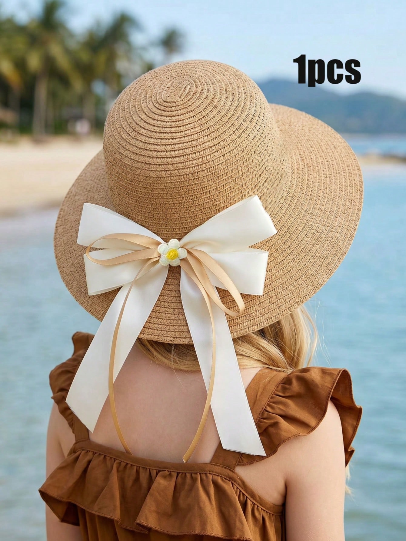1Pc 3-8Y Girls Coffee Bow Stra - Kids Outdoor Play recension och pris