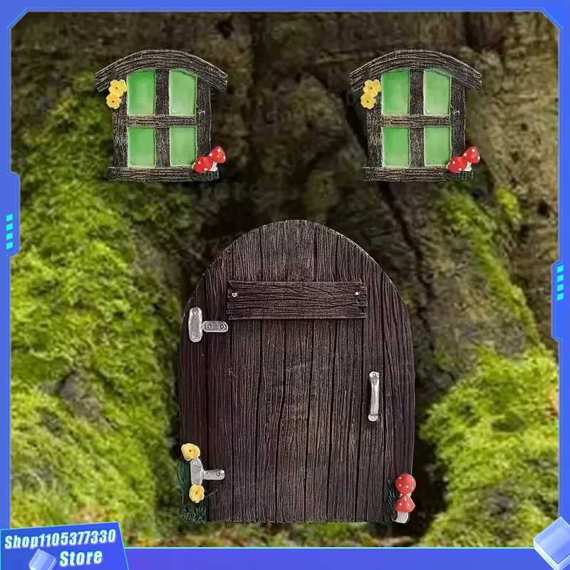 Miniature Fairy Door Sculpture - Kids Outdoor Fairy Garden recension och pris