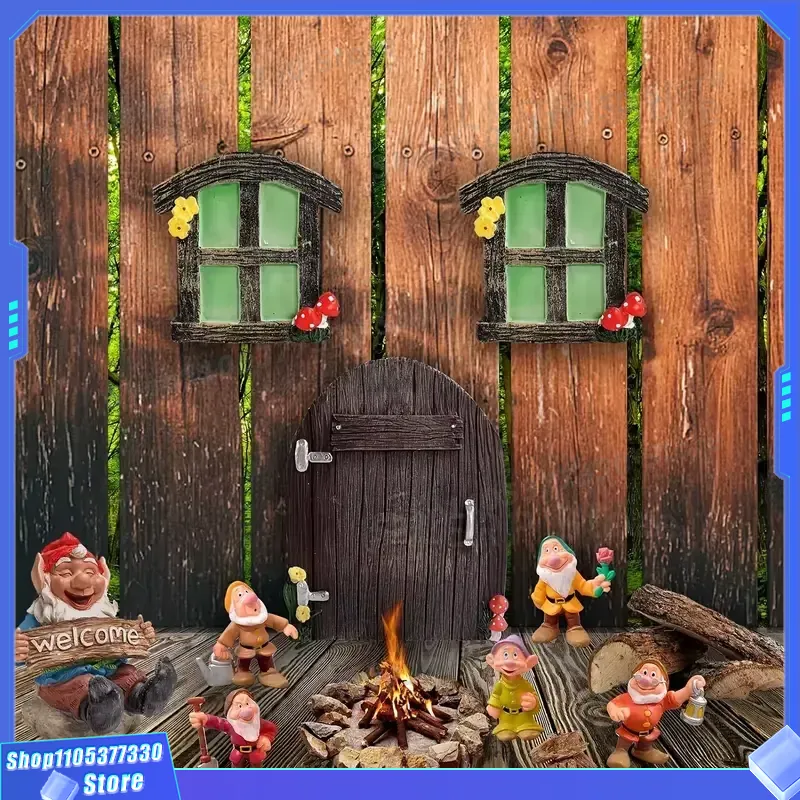 Miniature Fairy Door Sculpture - Kids Outdoor Fairy Garden recension och pris