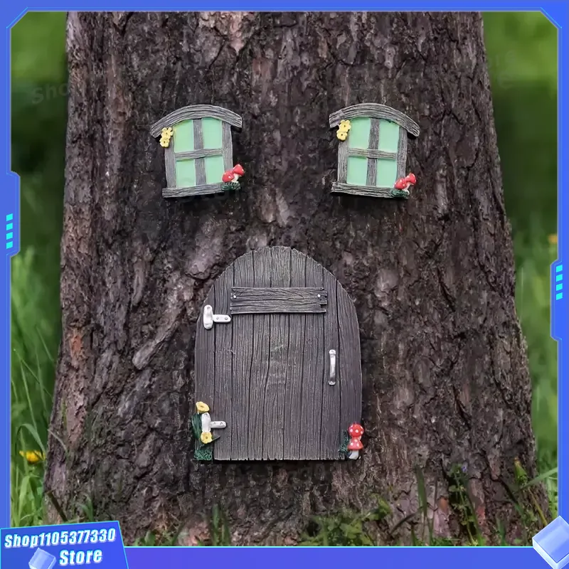 Miniature Fairy Door Sculpture - Kids Outdoor Fairy Garden recension och pris