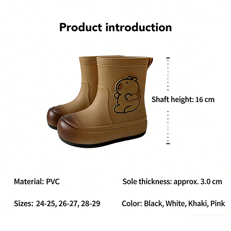 Kids Rain Boots Cartoon Waterp - Kids Outdoor Boots recension och pris